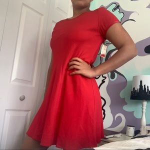 SOLD❗️JESSICA HOWARD - red A-line dress